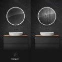 Nordlis Oltens Nordlis lustro 80 cm okrągłe z oświetleniem LED i systemem Klarglas 64109300