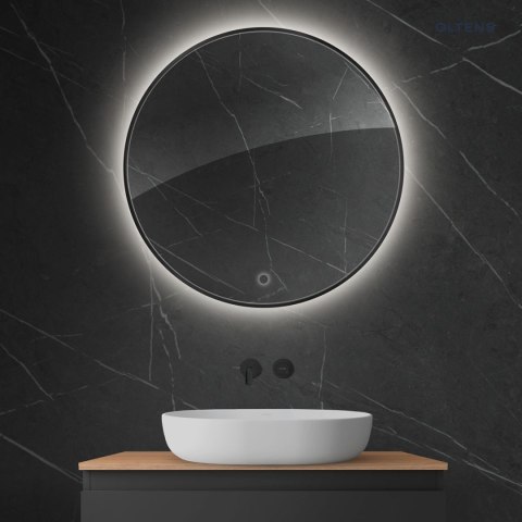 Nordlis Oltens Nordlis lustro 80 cm okrągłe z oświetleniem LED i systemem Klarglas 64109300 Nordlis Oltens Nordlis lustro 80 cm okrągłe z oświetleniem LED i systemem Klarglas 64109300