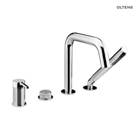 Rann Oltens Rann bateria wannowo-prysznicowa 4 otworowa nawannowa chrom 34205100 Rann Oltens Rann bateria wannowo-prysznicowa 4 otworowa nawannowa chrom 34205100