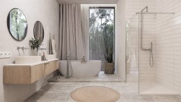 Deante Ścianka prysznicowa walk-in 100 cm