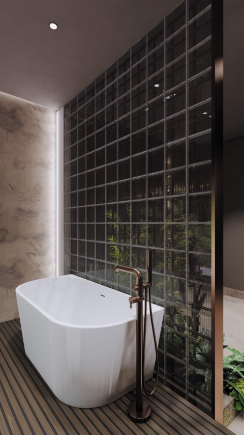 Deante Wanna akrylowa przyścienna/wolnostojąca - 150 cm