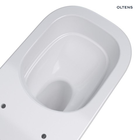 Hadsel Oltens Hadsel miska WC wisząca PureRim z powłoką SmartClean biała 42539000 Hadsel Oltens Hadsel miska WC wisząca PureRim z powłoką SmartClean biała 42539000