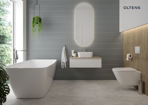 Hadsel Zestaw Oltens Hadsel miska wisząca PureRim z powłoką SmartClean z deską wolnoopadającą twardą biała 42540000 Hadsel Zestaw Oltens Hadsel miska wisząca PureRim z powłoką SmartClean z deską wolnoopadającą twardą biała 42540000