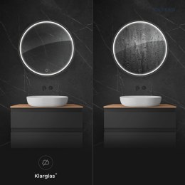 Nordlis Oltens Nordlis lustro 100 cm okrągłe z oświetleniem LED i systemem Klarglas 64110300