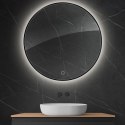 Nordlis Oltens Nordlis lustro 100 cm okrągłe z oświetleniem LED i systemem Klarglas 64110300