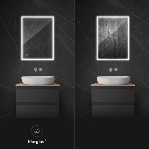 Nordlis Oltens Nordlis lustro 60x80 cm prostokątne z oświetleniem LED i systemem Klarglas 64105000 Nordlis Oltens Nordlis lustro 60x80 cm prostokątne z oświetleniem LED i systemem Klarglas 64105000