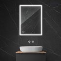 Nordlis Oltens Nordlis lustro 60x80 cm prostokątne z oświetleniem LED i systemem Klarglas 64105000