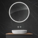 Nordlis Oltens Nordlis lustro 80 cm okrągłe z oświetleniem LED i systemem Klarglas 64101000