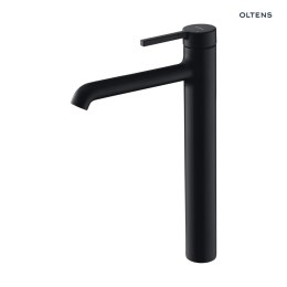 Rann Oltens Rann bateria umywalkowa stojąca wysoka czarny mat 32405300