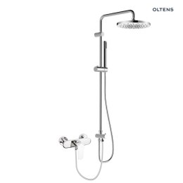Vernal Oltens Vernal zestaw prysznicowy z baterią prysznicową ścienną chrom 36053100