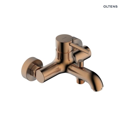 Molle Oltens Molle bateria wannowo-prysznicowa ścienna miedź szczotkowana 34000610