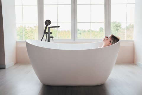 Deante Wanna akrylowa wolnostojąca owalna - 160 cm