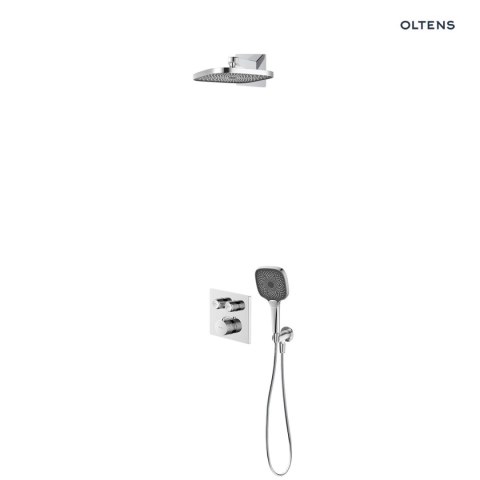 Onega Oltens Onega (S) zestaw bateria wannowo-prysznicowa podtynkowa z deszczownicą Vann (S) i słuchawką 3 funkcyjną Havis EasyClick ( Onega Oltens Onega (S) zestaw bateria wannowo-prysznicowa podtynkowa z deszczownicą Vann (S) i słuchawką 3 funkcyjną Havis EasyClick (