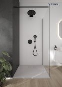 Bergytan Oltens Bergytan brodzik prostokątny 120x80 cm RockSurface kaszmir 15103900