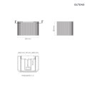Hamnes Oltens Hamnes szafka podumywalkowa 60 cm dąb 60022060