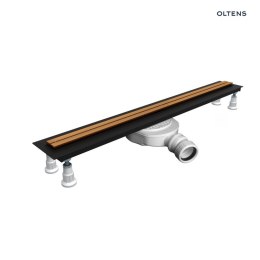 Langan Oltens Langan Slim odpływ prysznicowy liniowy 70 cm miedź połysk/miedź szczotkowana 30010610