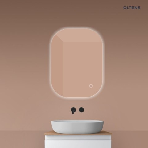 Nordlis Oltens Nordlis lustro 60x80 cm prostokątne z oświetleniem od tyłu z matą grzewczą 64126000 Nordlis Oltens Nordlis lustro 60x80 cm prostokątne z oświetleniem od tyłu z matą grzewczą 64126000