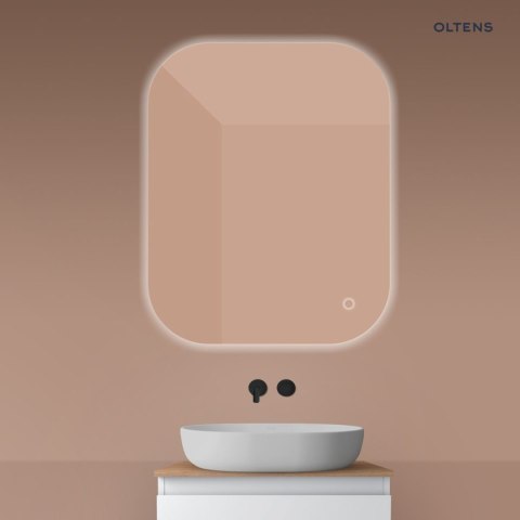 Nordlis Oltens Nordlis lustro 80x100 cm prostokątne z oświetleniem od tyłu z matą grzewczą 64127000 Nordlis Oltens Nordlis lustro 80x100 cm prostokątne z oświetleniem od tyłu z matą grzewczą 64127000