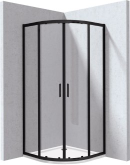 Deante Kabina prysznicowa z brodzikiem półokrągła - 90x90 cm