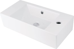 Deante Umywalka ceramiczna nablatowa/ścienna z miejscem na baterię - prawa