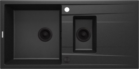 Deante Zlewozmywak granitowy 1.5-komorowy z ociekaczem