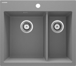 Deante Zlewozmywak granitowy 1.5-komorowy