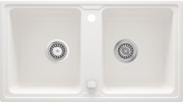 Deante Zlewozmywak granitowy 2-komorowy