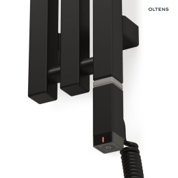 Stang Oltens Stang S (e) grzejnik łazienkowy 180x13 cm czarny mat 55124300