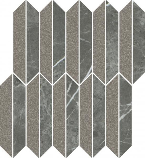 NOISY WHISPER GRAPHITE MOZAIKA CIĘTA MIX MAT 27,4X29,8 G1 NOISY WHISPER GRAPHITE MOZAIKA CIĘTA MIX MAT 27,4X29,8 G1