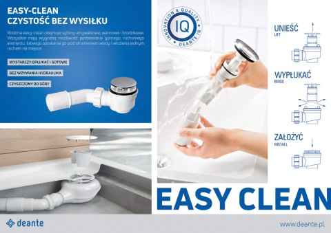 Deante Syfon do brodzika czyszczony od góry Deante Syfon do brodzika czyszczony od góry