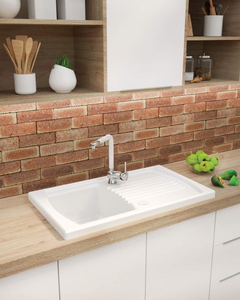 Deante Zlewozmywak ceramiczny 1-komorowy z ociekaczem Deante Zlewozmywak ceramiczny 1-komorowy z ociekaczem