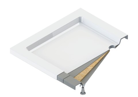 Deante Brodzik akrylowy kwadratowy 80 cm