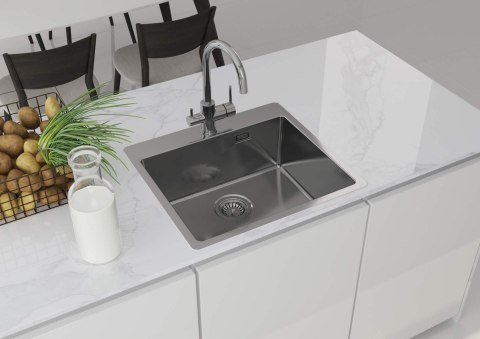 Deante Zlewozmywak stalowy 1-komorowy