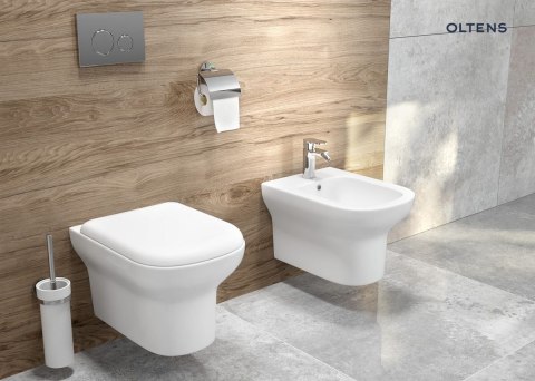 Gulfoss Oltens Gulfoss bidet wiszący z powłoką SmartClean biały 46503000 Gulfoss Oltens Gulfoss bidet wiszący z powłoką SmartClean biały 46503000