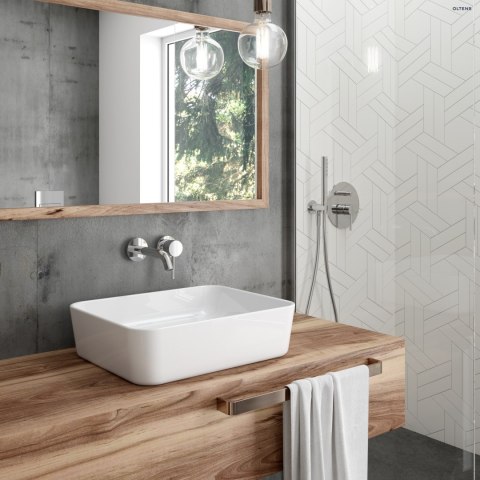 Driva EasyClick Oltens Driva EasyClick Gide zestaw prysznicowy chrom/biały 36007110 Driva EasyClick Oltens Driva EasyClick Gide zestaw prysznicowy chrom/biały 36007110
