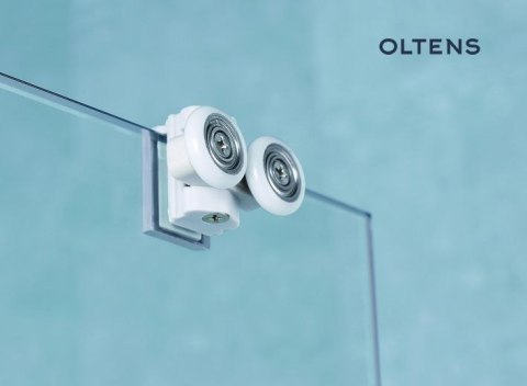 Fulla Oltens Fulla drzwi prysznicowe 100 cm wnękowe chrom błyszczący/szkło przezroczyste 21200100