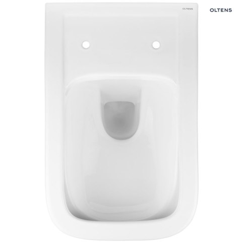 Ribe Oltens Ribe miska WC wisząca PureRim z deską wolnoopadającą Slim biała 42011000 Ribe Oltens Ribe miska WC wisząca PureRim z deską wolnoopadającą Slim biała 42011000