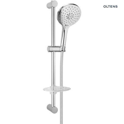 Saxan EasyClick Oltens Saxan EasyClick Alling 60 zestaw prysznicowy z mydelniczką chrom 36004100 Saxan EasyClick Oltens Saxan EasyClick Alling 60 zestaw prysznicowy z mydelniczką chrom 36004100