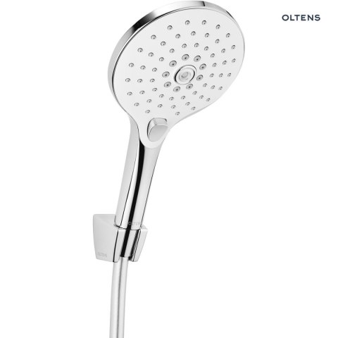 Saxan EasyClick Oltens Saxan EasyClick Gide zestaw prysznicowy chrom/biały 36006110 Saxan EasyClick Oltens Saxan EasyClick Gide zestaw prysznicowy chrom/biały 36006110