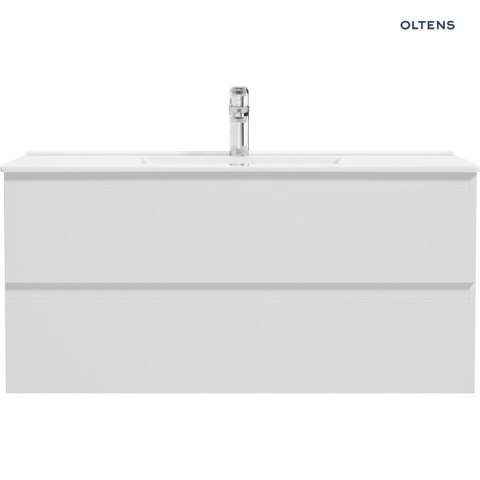 Vernal Oltens Vernal szafka 100 cm podumywalkowa wisząca biały połysk 60004000 Vernal Oltens Vernal szafka 100 cm podumywalkowa wisząca biały połysk 60004000