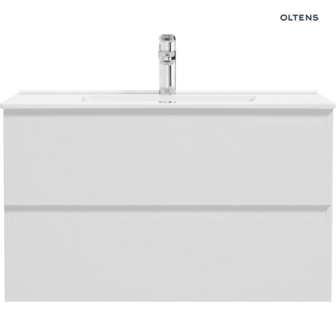 Vernal Oltens Vernal szafka 80 cm podumywalkowa wisząca biały połysk 60003000 Vernal Oltens Vernal szafka 80 cm podumywalkowa wisząca biały połysk 60003000