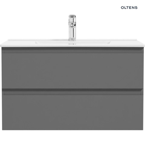Vernal Oltens Vernal szafka 80 cm podumywalkowa wisząca grafit mat 60001400 Vernal Oltens Vernal szafka 80 cm podumywalkowa wisząca grafit mat 60001400