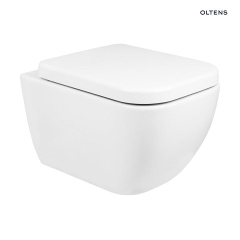 Vernal Zestaw Oltens Vernal miska WC wisząca PureRim z deską wolnoopadającą 42006000 Vernal Zestaw Oltens Vernal miska WC wisząca PureRim z deską wolnoopadającą 42006000