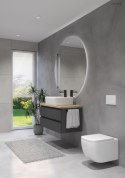Vernal Zestaw Oltens Vernal miska WC wisząca PureRim z powłoką SmartClean z deską wolnoopadającą Slim 42507000