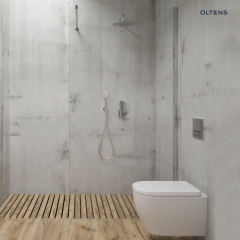 Vernal Zestaw Oltens Vernal miska WC wisząca PureRim z powłoką SmartClean z deską wolnoopadającą Slim 42507000 Vernal Zestaw Oltens Vernal miska WC wisząca PureRim z powłoką SmartClean z deską wolnoopadającą Slim 42507000