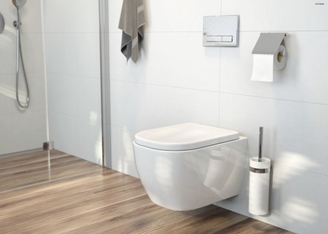 Vernal Zestaw Oltens Vernal miska WC wisząca PureRim z powłoką SmartClean z deską wolnoopadającą Slim 42507000 Vernal Zestaw Oltens Vernal miska WC wisząca PureRim z powłoką SmartClean z deską wolnoopadającą Slim 42507000