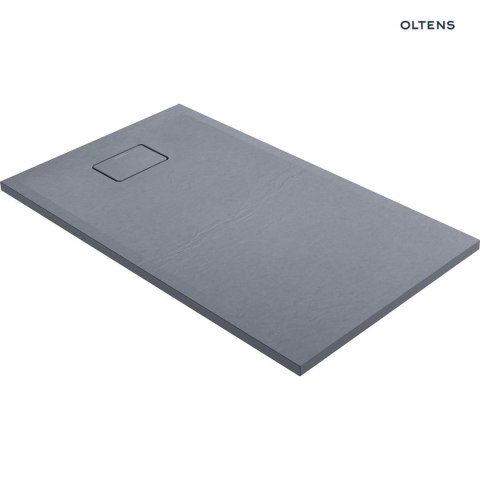 Bergytan Oltens Bergytan brodzik 120x70 cm prostokątny RockSurface szary beton 15102700 Bergytan Oltens Bergytan brodzik 120x70 cm prostokątny RockSurface szary beton 15102700