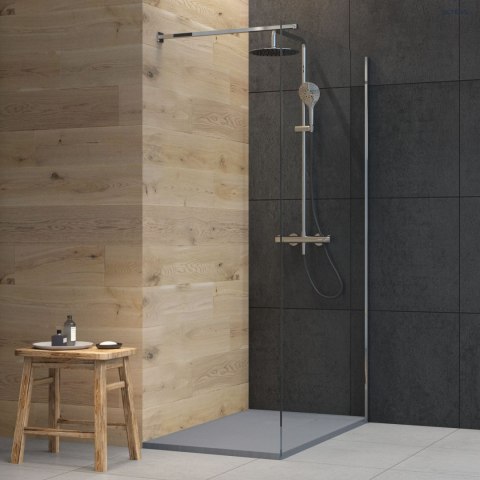 Bergytan Oltens Bergytan brodzik 120x90 cm prostokątny RockSurface szary beton 15104700 Bergytan Oltens Bergytan brodzik 120x90 cm prostokątny RockSurface szary beton 15104700