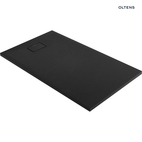 Bergytan Oltens Bergytan brodzik 140x80 cm prostokątny RockSurface czarny mat 15106300 Bergytan Oltens Bergytan brodzik 140x80 cm prostokątny RockSurface czarny mat 15106300