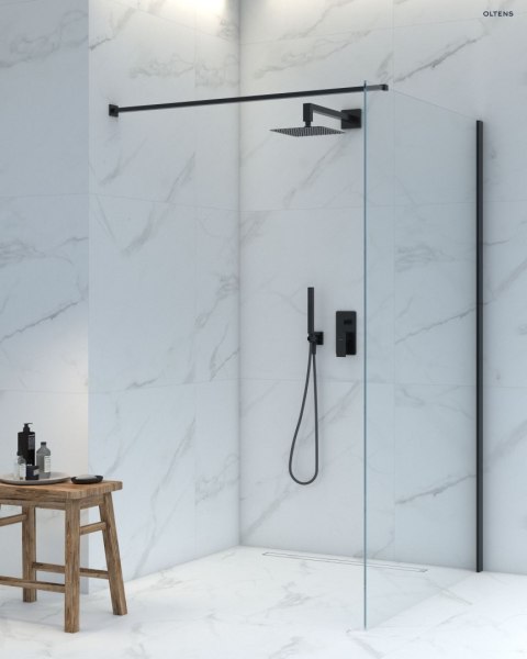 Driva EasyClick Oltens Driva EasyClick Gide zestaw prysznicowy czarny mat 36007300 Driva EasyClick Oltens Driva EasyClick Gide zestaw prysznicowy czarny mat 36007300
